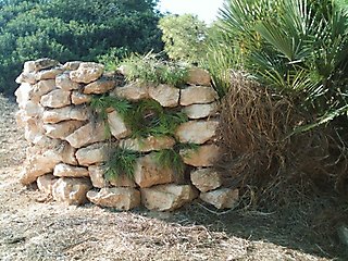 Puesto de piedra.